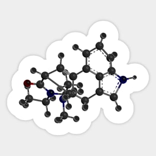 LSD Molecule Sticker